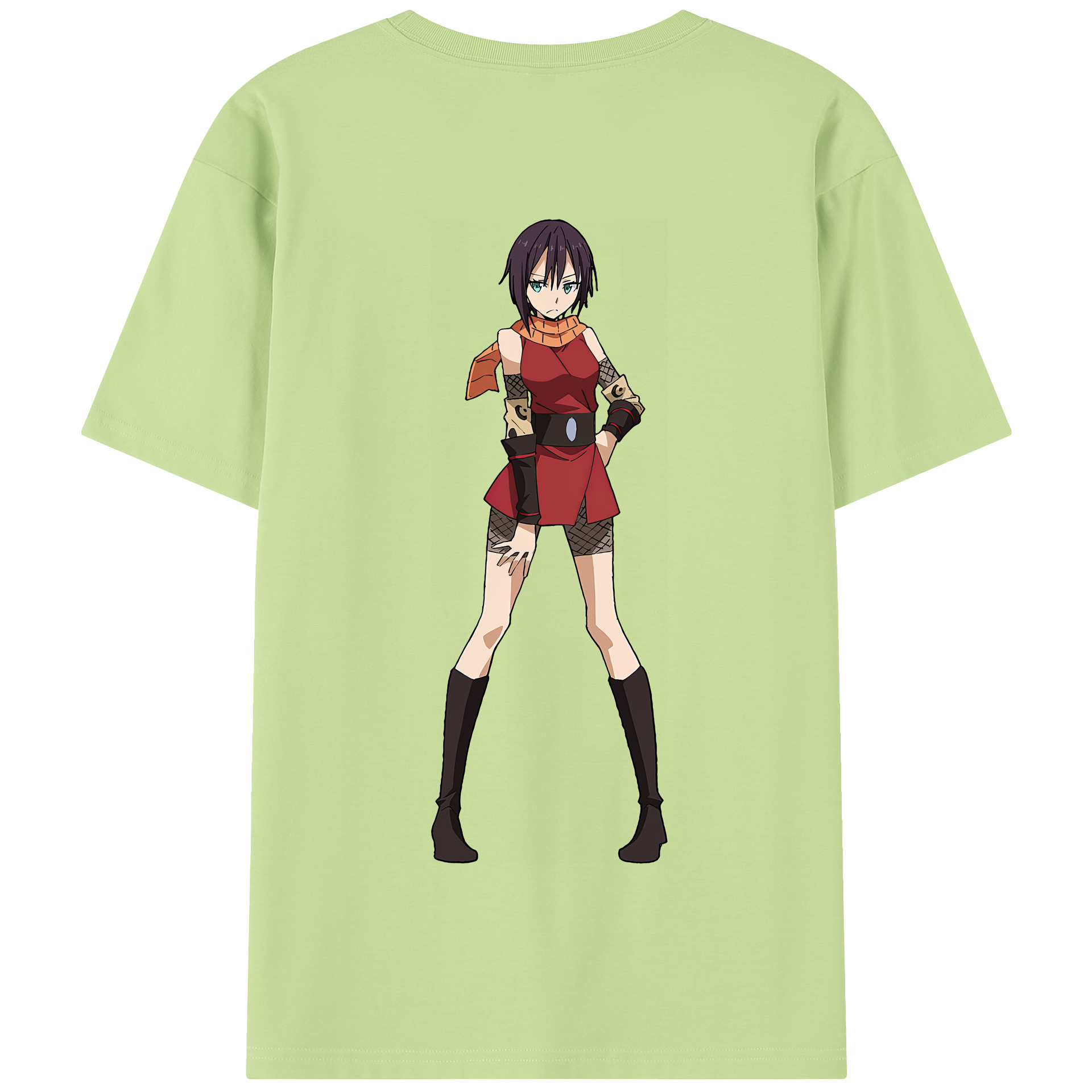 （画像用） 転スラ Regarding Reincarnated to Slime 綿100％半袖Tシャツ（背面プリント）